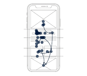 スマートフィンで顧客の行動を記録